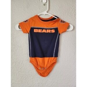 Chicago Bears NFL Baby Bodysuit Creeper One piece Orange Navy Football‎ 12M